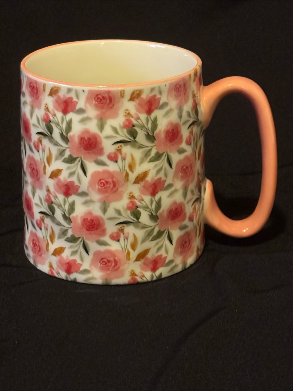 10SS CHINTZ STYLE PINK ROSES CERAMIC MUG